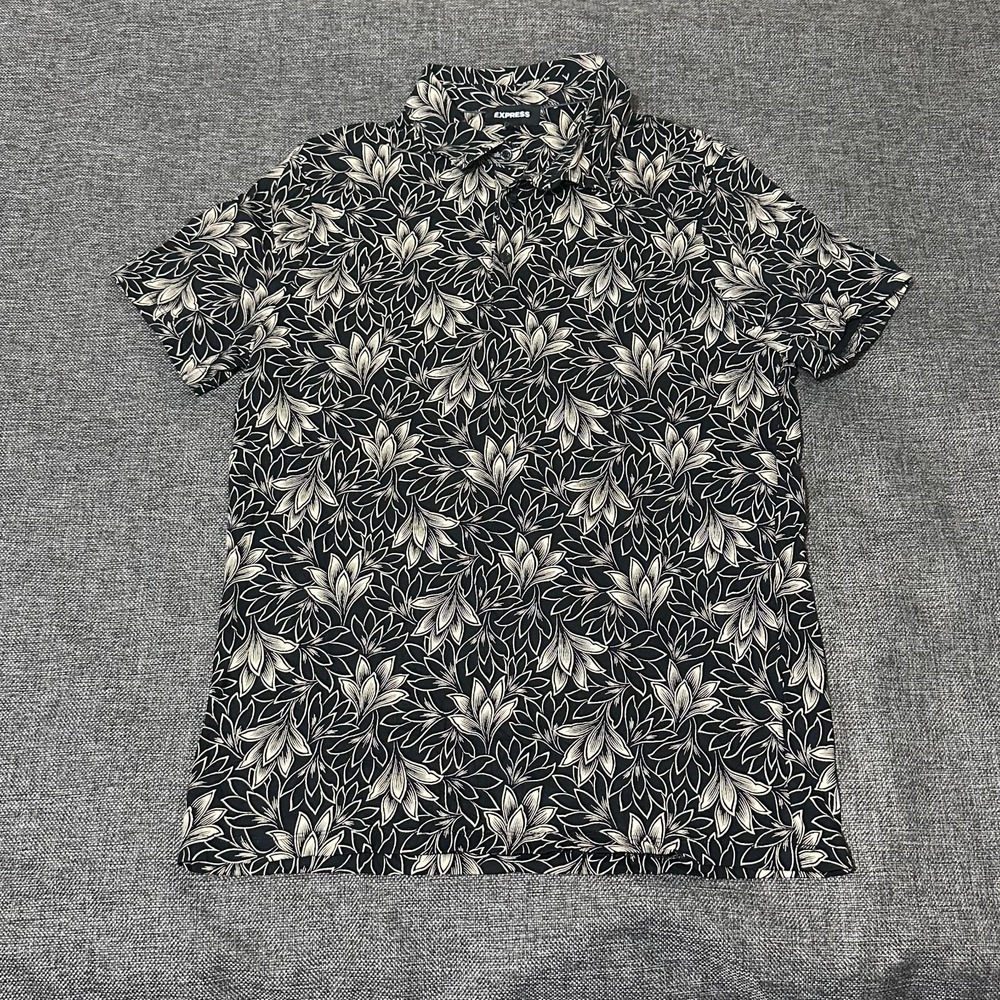 Express Men's M‎ Floral Polo Shirt